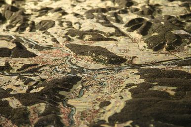 Detail des Aargauer Reliefs