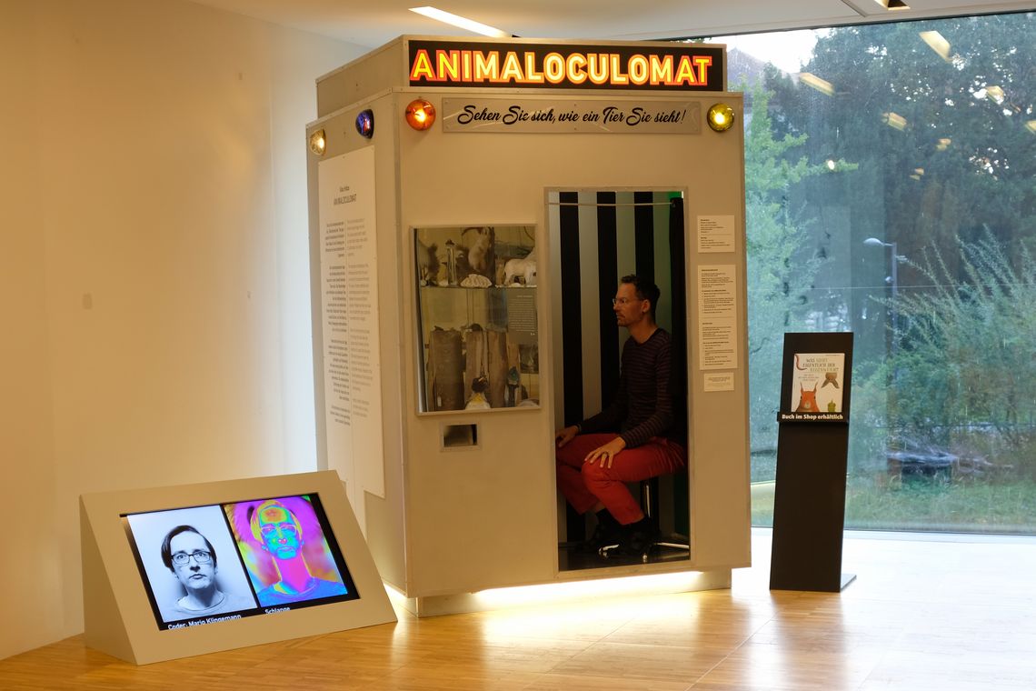 Fotoautomat namens Animaloculomat