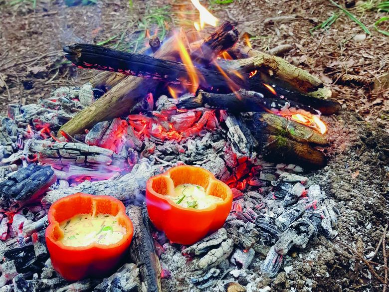 Feuerküche beim draussen Unterrichten